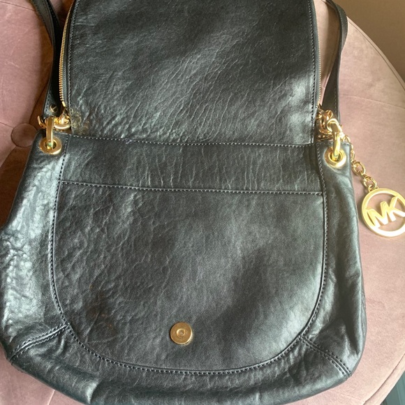 Michael Kors Leather Leopard Handbag - Picture 2 of 6